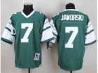 NFL Mitchell And Ness Philadelphia Eagles #7 Ron Jaworski Green Stitched Throwback