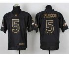 Nike jerseys baltimore ravens #5 flacco black[Elite gold lettering fashion]