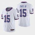 Nike Giants #15 Golden Tate III White Color Rush Limited Jersey