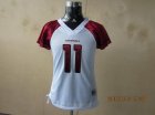 women arizona cardinals #11 fitzgerald white