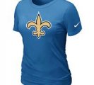 Women New Orleans Sains L.blue T-Shirts