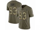 Men Nike New England Patriots #93 Lawrence Guy Limited Olive Camo 2017 Salute to Service NFL Jersey