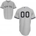 Customized New York Yankees Jersey Grey Road Baseball