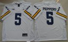 Michigan Wolverines 5 Jabrill Peppers White College Football Jersey