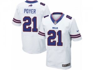 Mens Nike Buffalo Bills #21 Jordan Poyer Elite White NFL Jersey