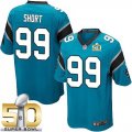 Youth Nike Panthers #99 Kawann Short Blue Alternate Super Bowl 50 Stitched Jersey