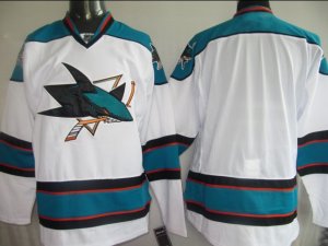 san jose sharks blank jersey white