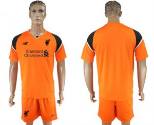 2017-18 Liverpool Orange Goalkeeper Soccer Jersey