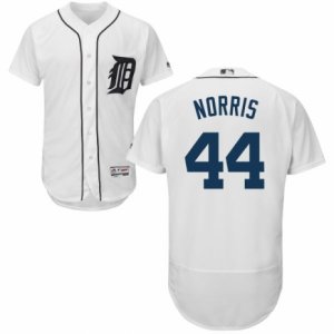 Men\'s Majestic Detroit Tigers #44 Daniel Norris White Flexbase Authentic Collection MLB Jersey