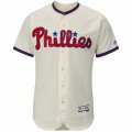 Men's Philadelphia Phillies Majestic Blank Alternate Ivory Flex Base Authentic Collection Team Jersey