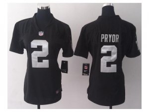 Nike women jerseys oakland raiders #2 pryor black