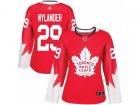 Women Toronto Maple Leafs #29 William Nylander Red Alternate Stitched NHL Jersey