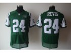 Nike new york jets #24 revis green Elite jerseys