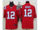 2015 Super Bowl XLIX Nike NFL New England Patriots #12 Tom Brady Red jerseys[Limited]