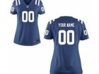 Women's Nike Indianapolis Colts Customized Game Team blue Jerseys