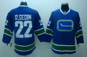 youth nhl vancouver canucks #22 d.sedin blue[3rd]