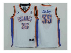 youth nba oklahoma city thunder #35 durant white[revolution 30 swingman]