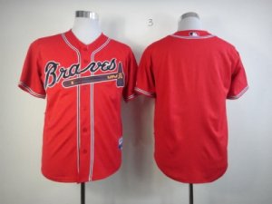 mlb jerseys atlanta braves blank red[new]