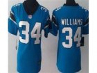 Nike Women Carolina Panthers #34 DeAngelo Williams Blue Jerseys