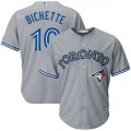 Blue Jays #10 Bo Bichette Gray Cool Base Jersey