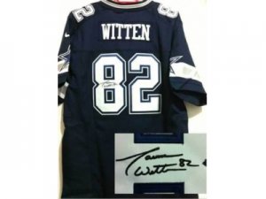 Nike Dallas Cowboys #82 Jason Witten dk.blue jerseys[Elite signature]