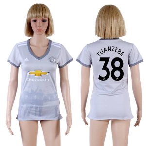 2017-18 Manchester United 38 TUANZEBE Third Away Women Soccer Jersey