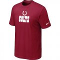Nike Indianapolis Colts Authentic Logo T-Shirt Red