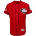Mens Cincinnati Reds Blank Scarlet Stitched 2016 Fashion Stars & Stripes Flex Base Baseball Jersey