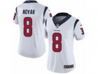 Women Nike Houston Texans #8 Nick Novak Vapor Untouchable Limited White NFL Jersey