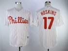 Philadelphia Phillies# 17 Rhys Hoskins White Cool Base Jersey