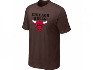 Chicago Bulls Big & Tall Primary Brown T-shirts