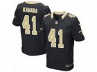 Nike New Orleans Saints #41 Alvin Kamara Elite Black Team Color NFL Jersey