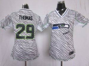 Nike Women NFL Seattle Seahawks #12 Fan blue-white jerseys[Elite split]