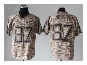 Nike jerseys green bay packers #87 nelson camo[2013 new Elite][USMC]