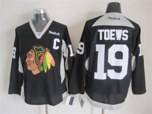 NHL Chicago Blackhawks #19 Jonathan Toews black jerseys