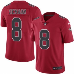 Mens Nike Atlanta Falcons #8 Matt Schaub Limited Red Rush NFL Jersey