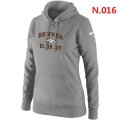 Women Denver Broncos Logo Pullover Hoodie-11