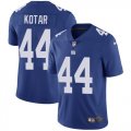 Nike Giants #44 Doug Kotar Blue Vapor Untouchable Limited Jersey