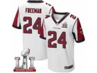 Mens Nike Atlanta Falcons #24 Devonta Freeman Elite White Super Bowl LI 51 NFL Jersey