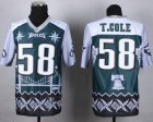 Nike Philadelphia Eagles #58 Trent Cole Jerseys(Style Noble Fashion Elite)