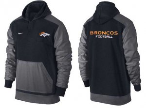 Men Denver Broncos Authentic Logo Hoodie-20