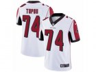 Women Nike Atlanta Falcons #74 Tani Tupou White Vapor Untouchable Limited Player NFL Jersey