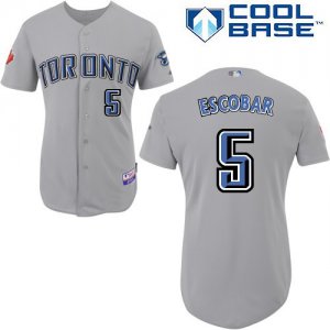 mlb Toronto Blue Jays #5 Escobar grey[cool base]