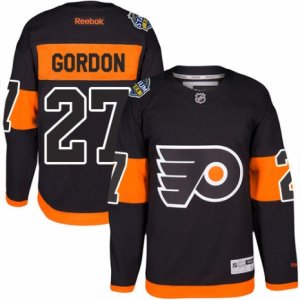 Youth Reebok Philadelphia Flyers #27 Boyd Gordon Authentic Black 2017 Stadium Series NHL Jersey