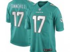 Nike NFL Miami Dolphins #17 Ryan Tannehill Green Jerseys(Game)