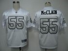 NFL Oakland Raiders #55 Rolando McClain white[grey number]