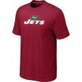 Nike New York Jets Authentic Logo T-Shirt - Team Red