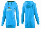 Women Jacksonville Jaguars Logo Pullover Hoodie-058