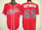 Atlanta Braves #22 Heyward Red