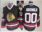 NHL Chicago Blackhawks #00 Griswold Black 2015 Stanley Cup Champions jerseys